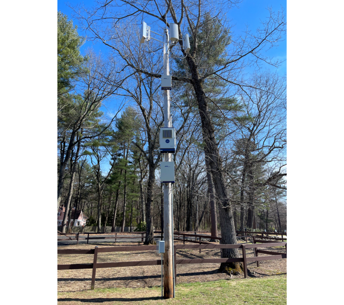 O-DAS solution at state park to provide enhanced coverage for mobile access apps 