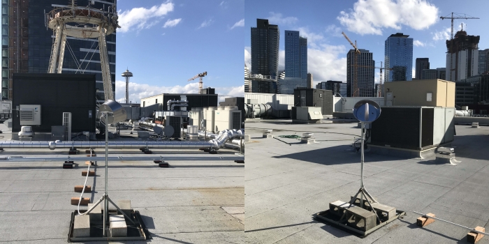 Changed out donor antenna at customer's corporate offices in Seattle WA. Previous donor was a sector but JDTECK's new shielded antenna yields significantly better results. (RSRQ, RSRP and Throughput Speeds) 40 MBPS + on this passive mini DAS. 